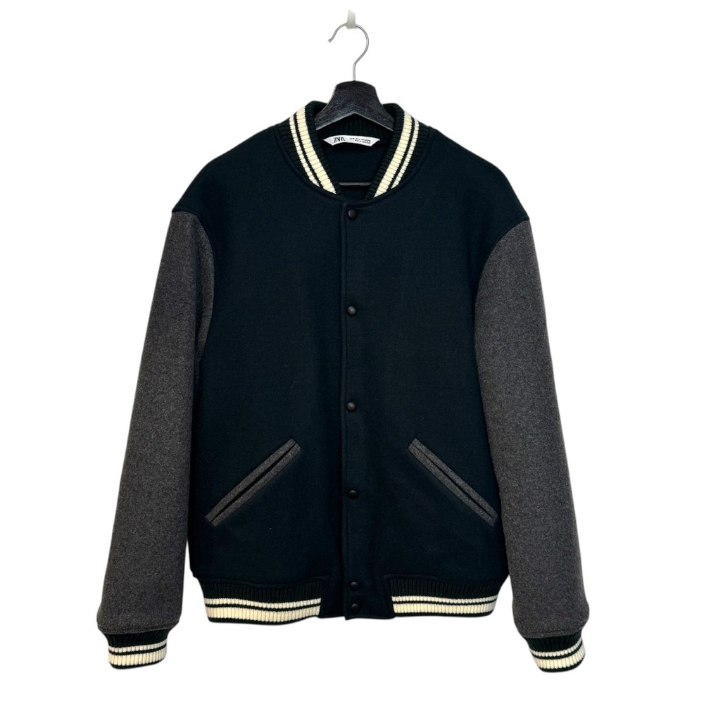 Zara Two-Tone Bomber Jacket